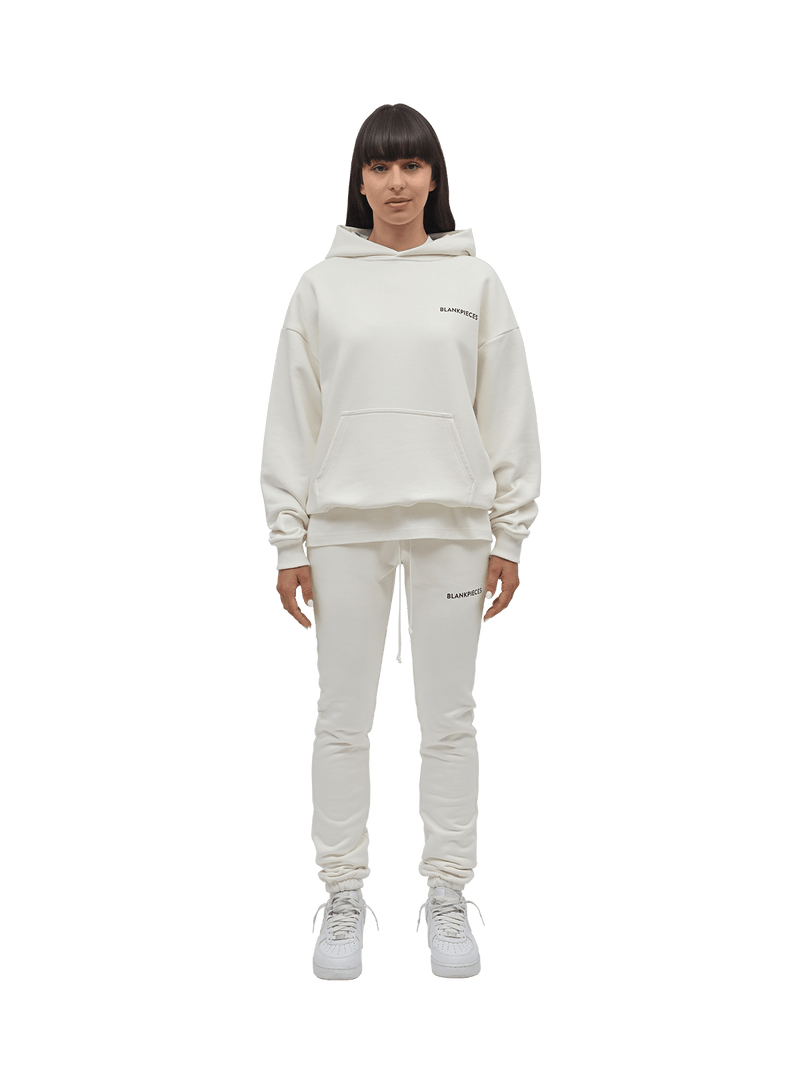 BLANKPIECES Logo Hoodie - Off-White (W)
