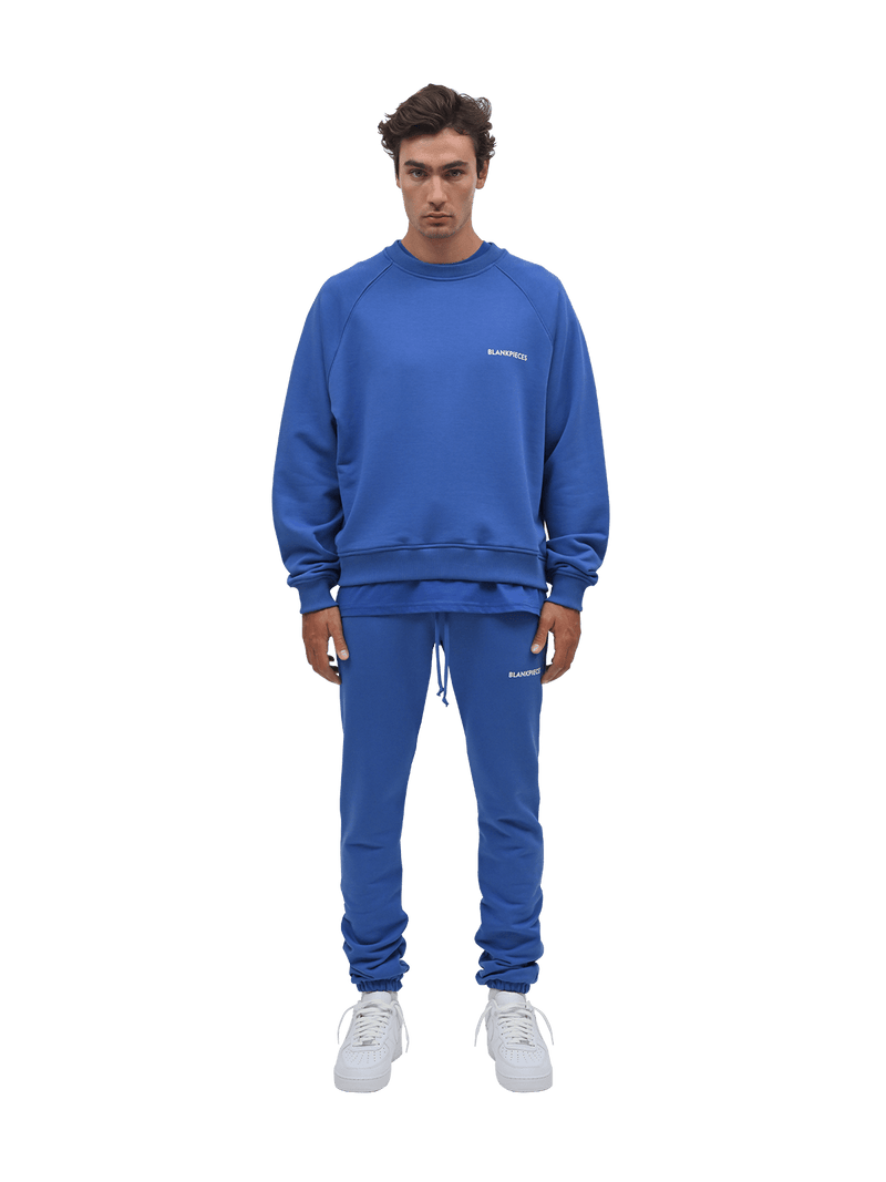 BLANKPIECES Logo Sweater - Cobalt (M)