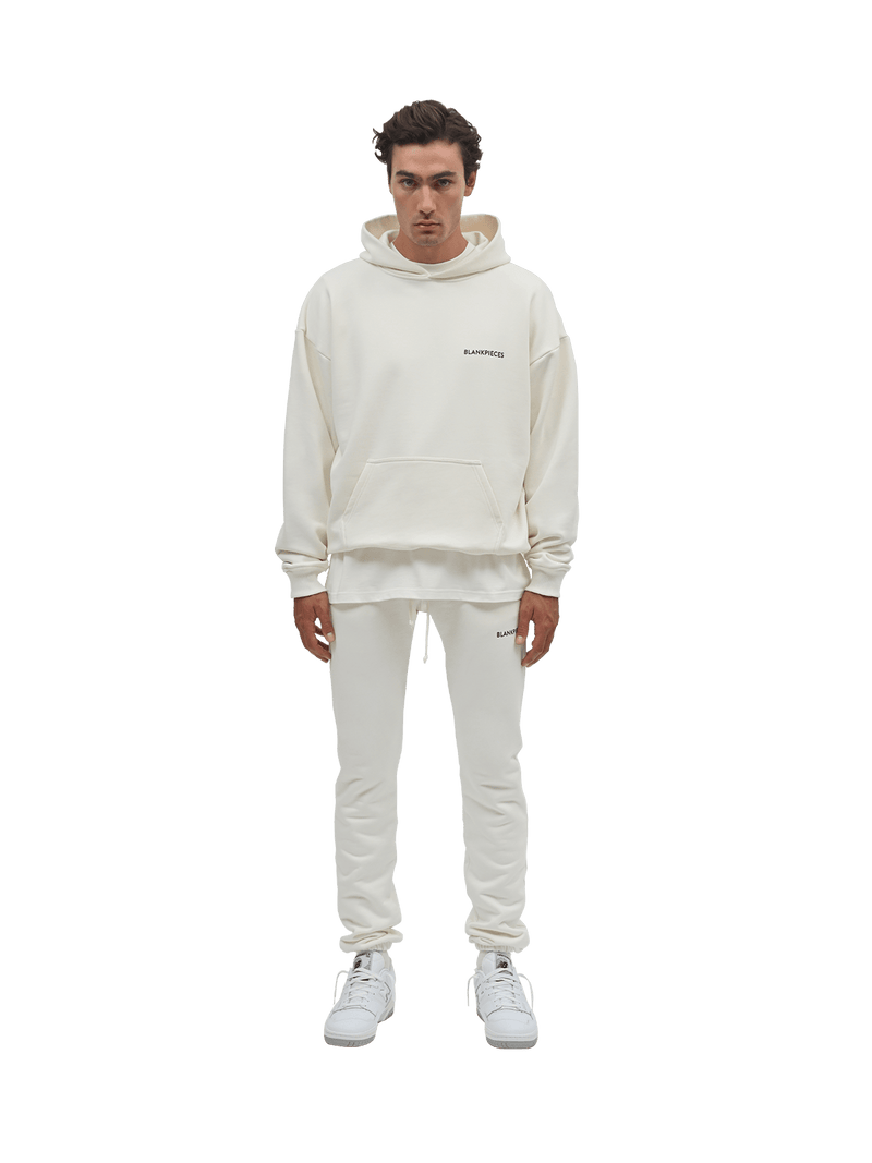 BLANKPIECES Logo Sweatpants - Off-White (M)