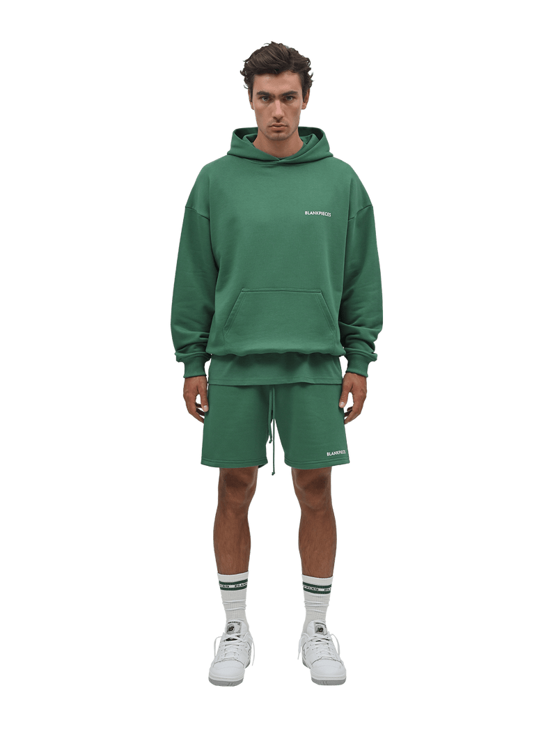 BLANKPIECES Logo Shorts - Racing Green (M)