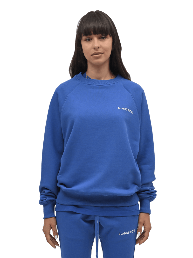 BLANKPIECES Logo Sweater - Cobalt (W)