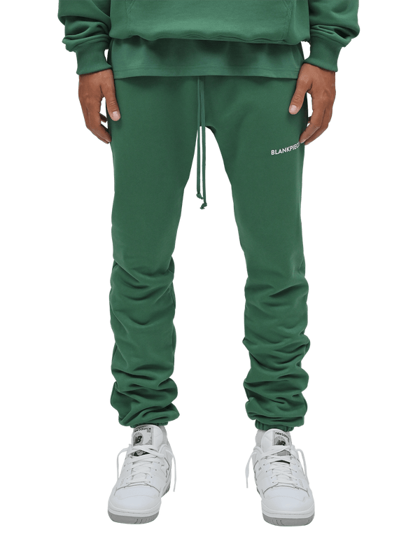 BLANKPIECES Logo Sweatpants - Racing Green (M)