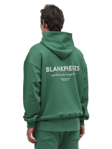 BLANKPIECES Logo Hoodie - Racing Green (M)