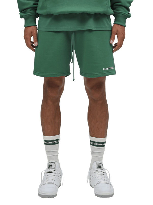 BLANKPIECES Logo Shorts - Racing Green (M)