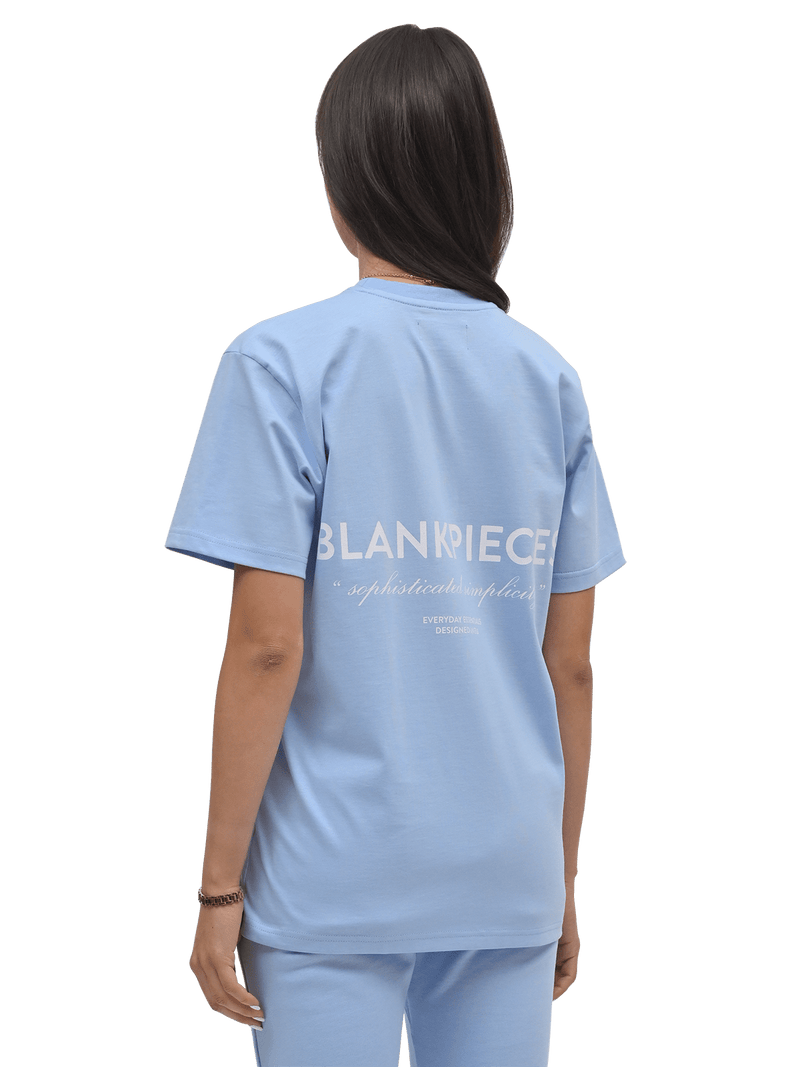 BLANKPIECES Logo Tee - University Blue (W)
