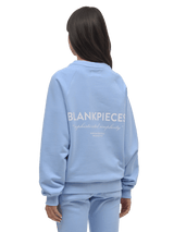 BLANKPIECES Logo Sweater - University Blue (W)