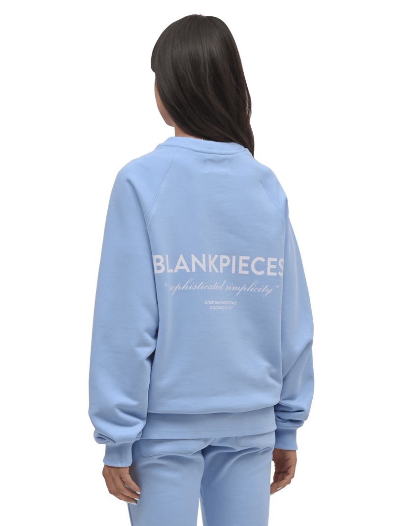 BLANKPIECES Logo Sweater - University Blue (W)