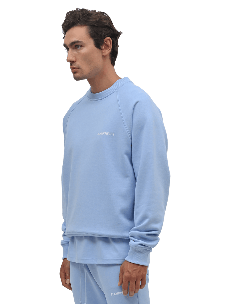 BLANKPIECES Logo Sweater - University Blue (M)