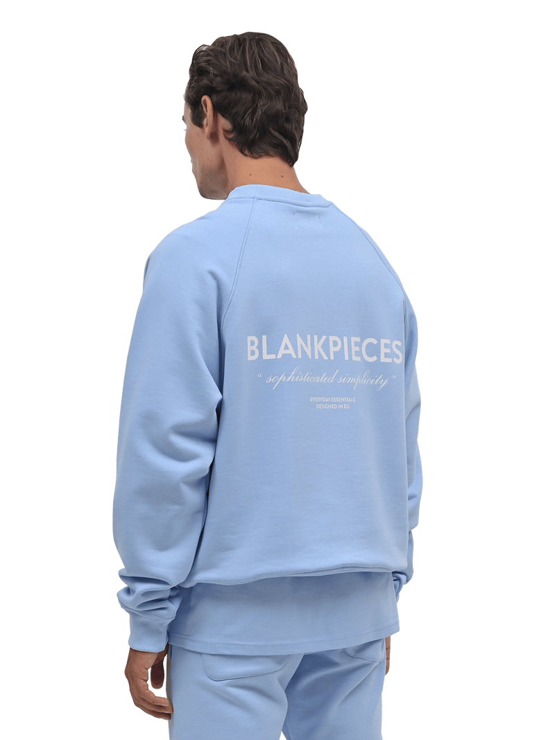 BLANKPIECES Logo Sweater - University Blue (M)