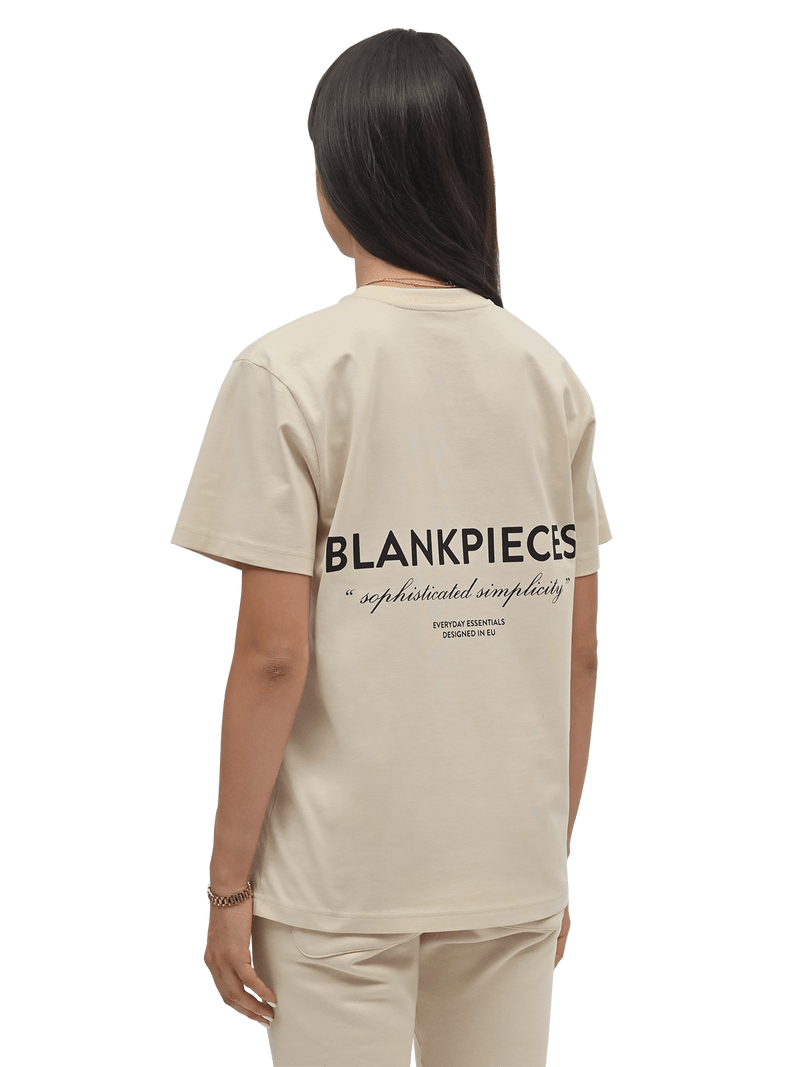 BLANKPIECES Logo Tee - Taupe (W)