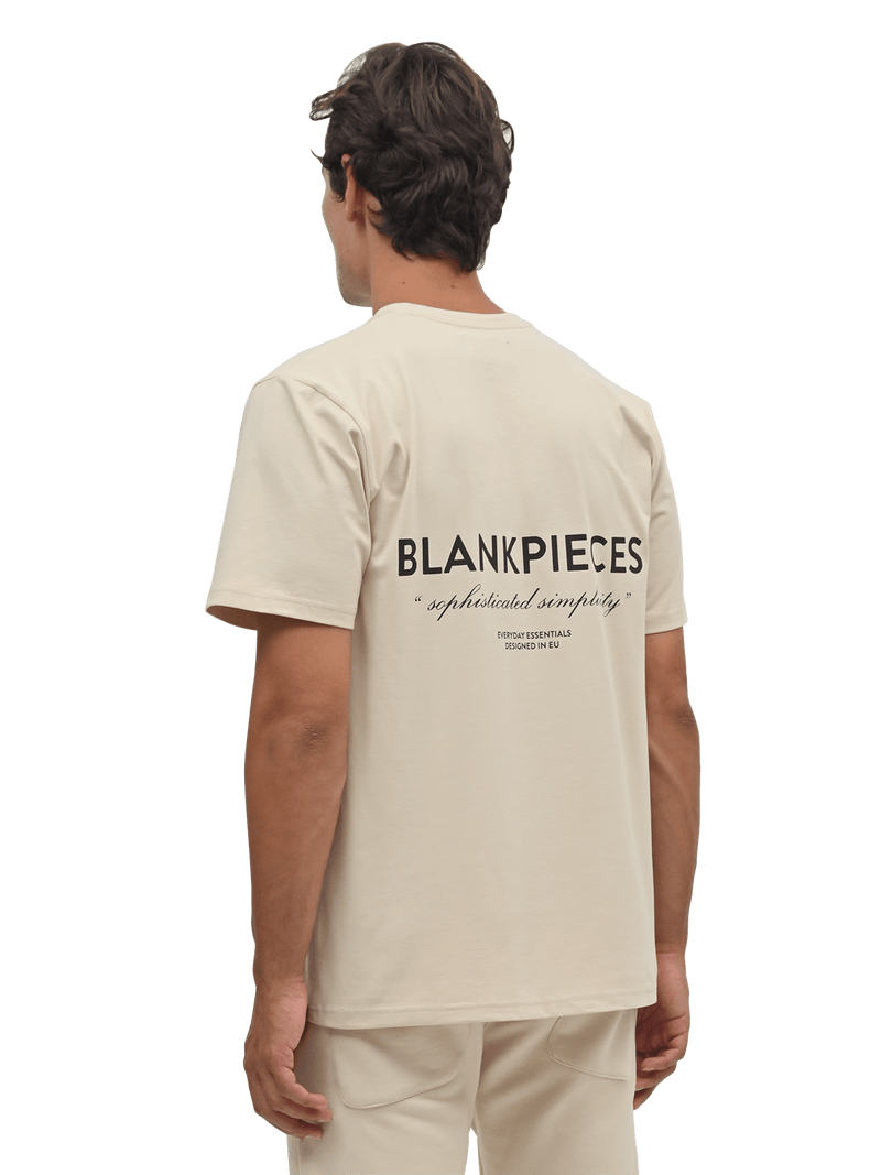 BLANKPIECES Logo Tee - Taupe (M)