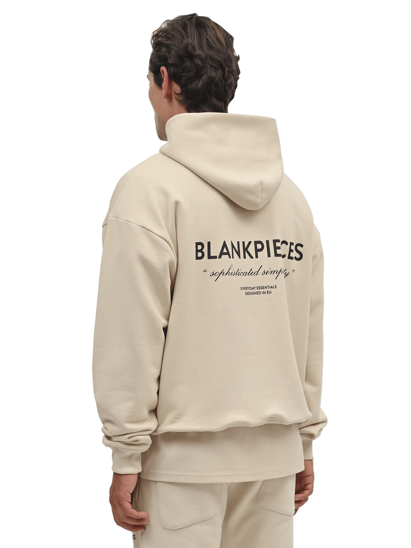 BLANKPIECES Logo Hoodie - Taupe (M)
