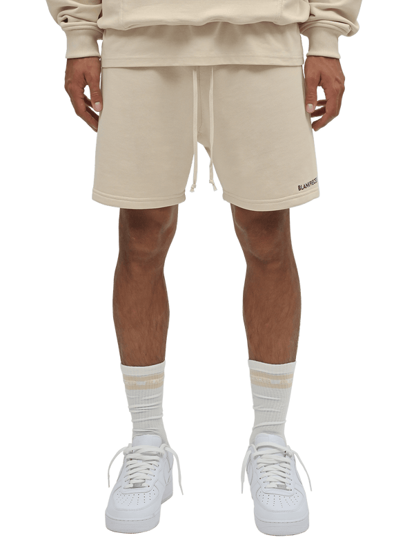BLANKPIECES Logo Shorts - Taupe (M)