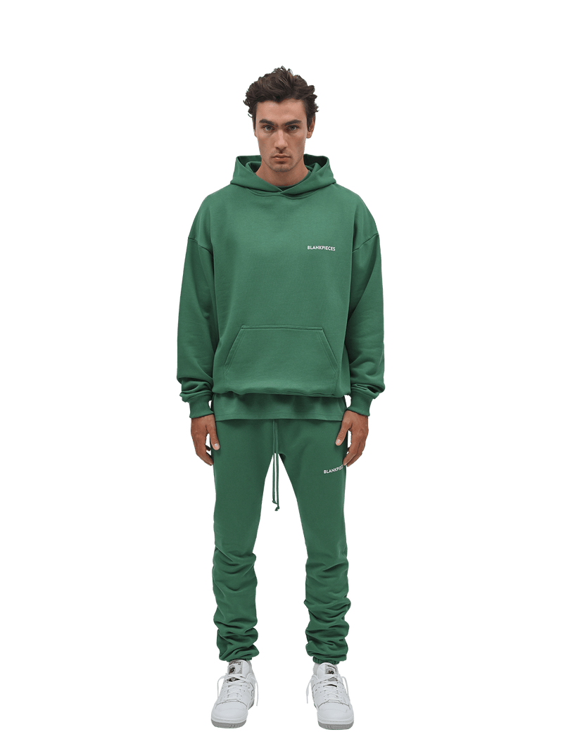 BLANKPIECES Logo Sweatpants - Racing Green (M)