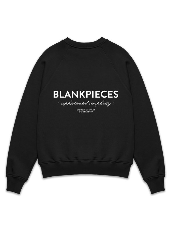 BLANKPIECES Logo Sweater - Black (M)