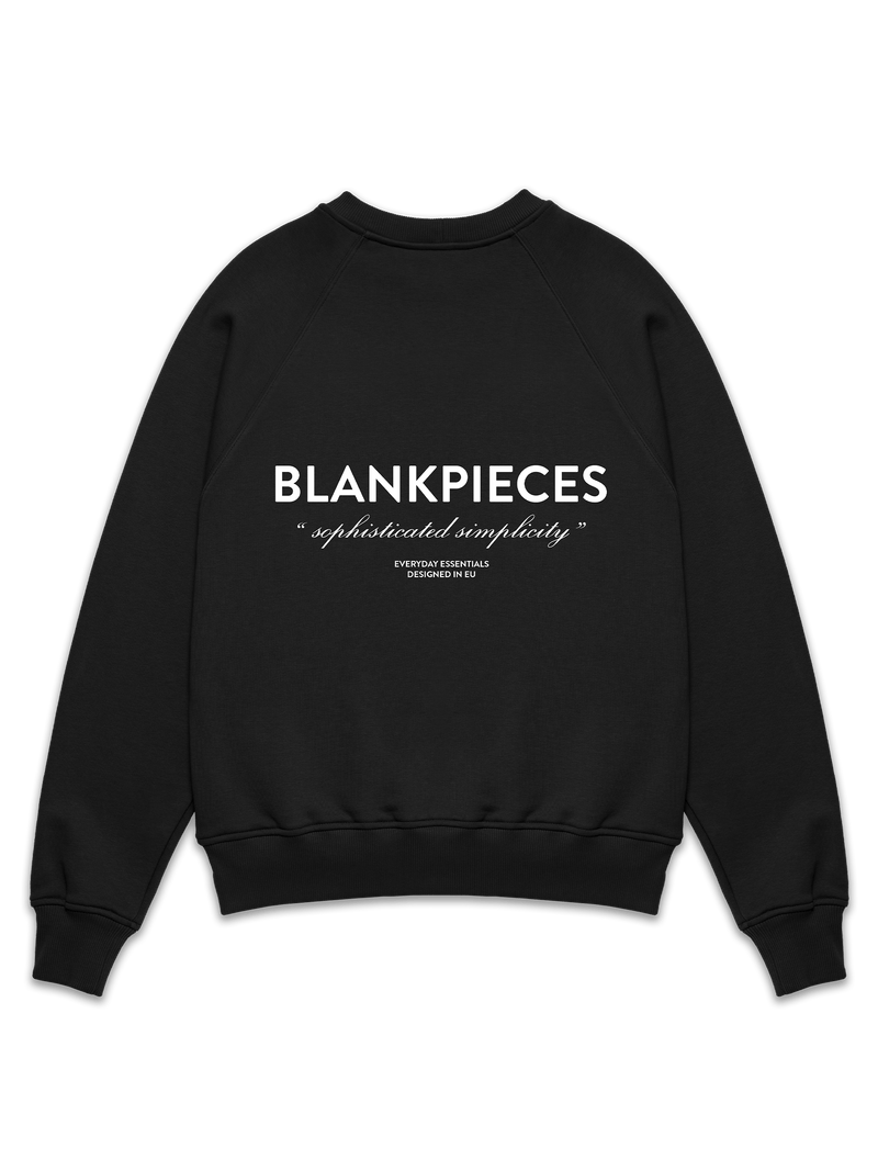 BLANKPIECES Logo Sweater - Black (M)