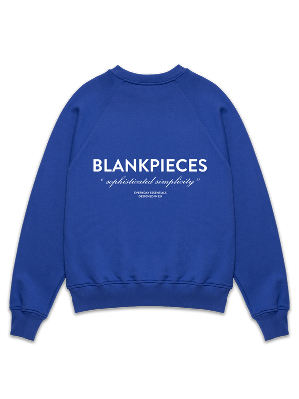 BLANKPIECES Logo Sweater - Cobalt (M)