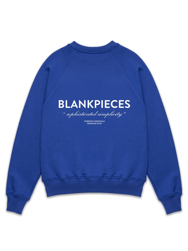 BLANKPIECES Logo Sweater - Cobalt (M)
