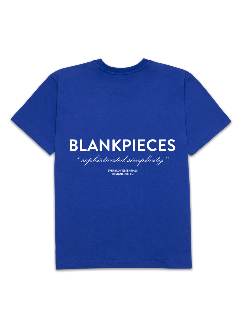 BLANKPIECES Logo Tee - Cobalt (M)