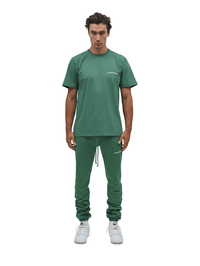 BLANKPIECES Logo Tee - Racing Green (M)