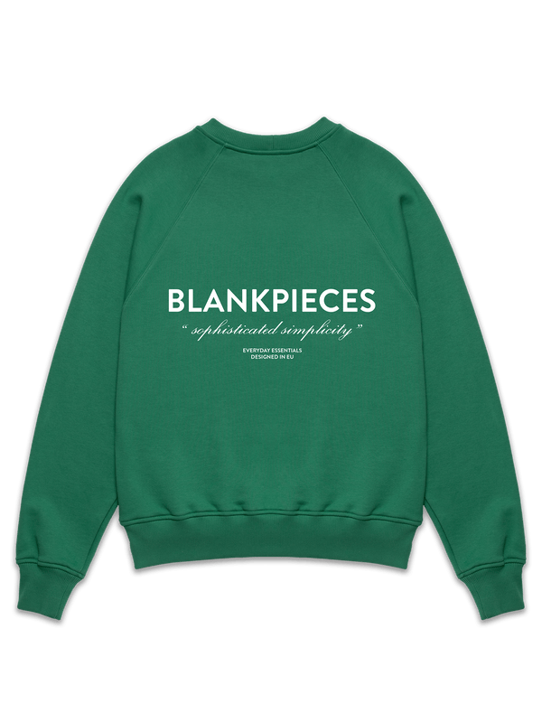 BLANKPIECES Logo Sweater - Racing Green (M)