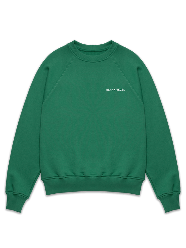 BLANKPIECES Logo Sweater - Racing Green (M)