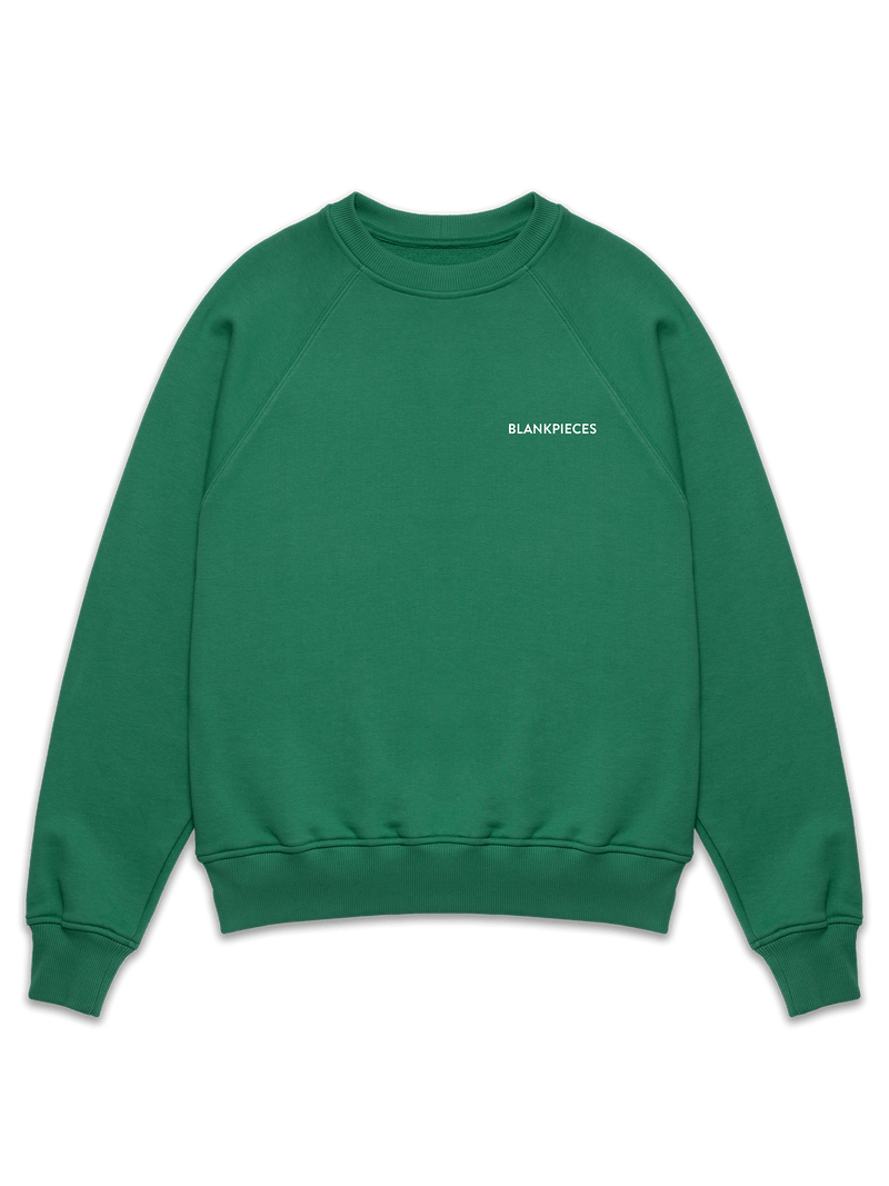 BLANKPIECES Logo Sweater - Racing Green (M)