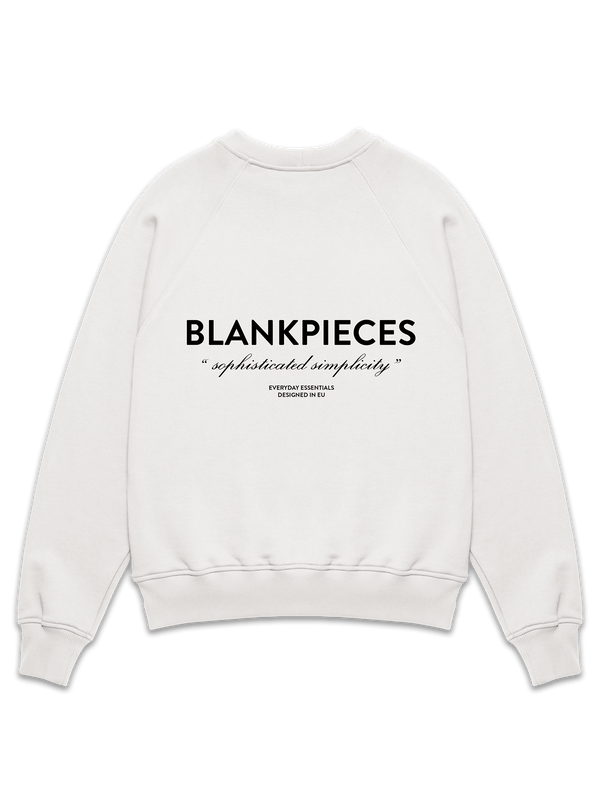 BLANKPIECES Logo Sweater - Off-White (M)