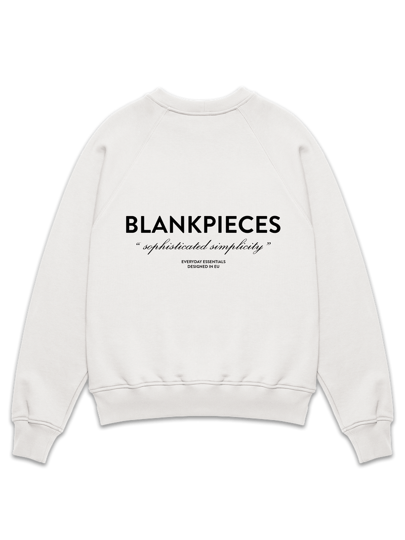 BLANKPIECES Logo Sweater - Off-White (M)