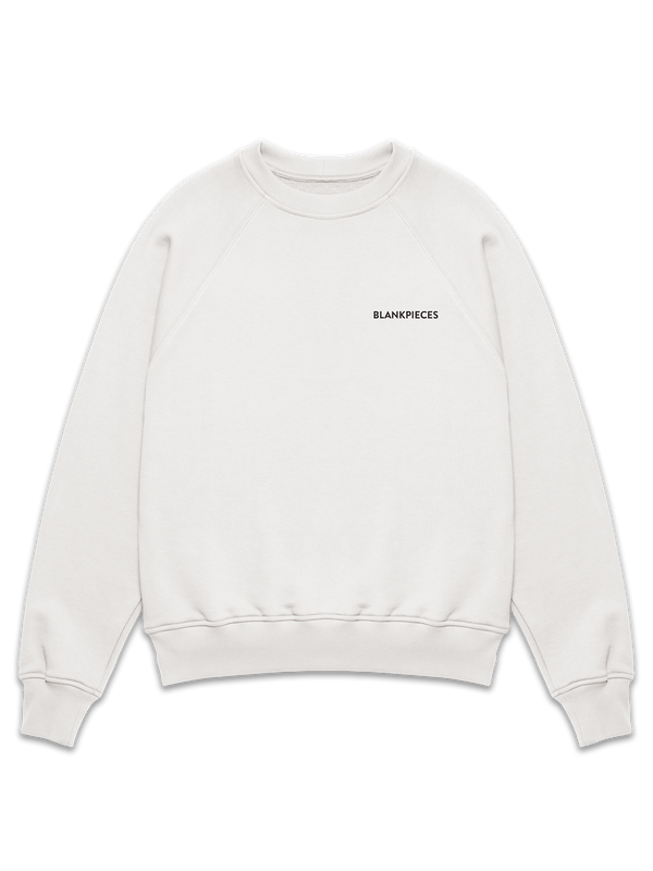 BLANKPIECES Logo Sweater - Off-White (M)