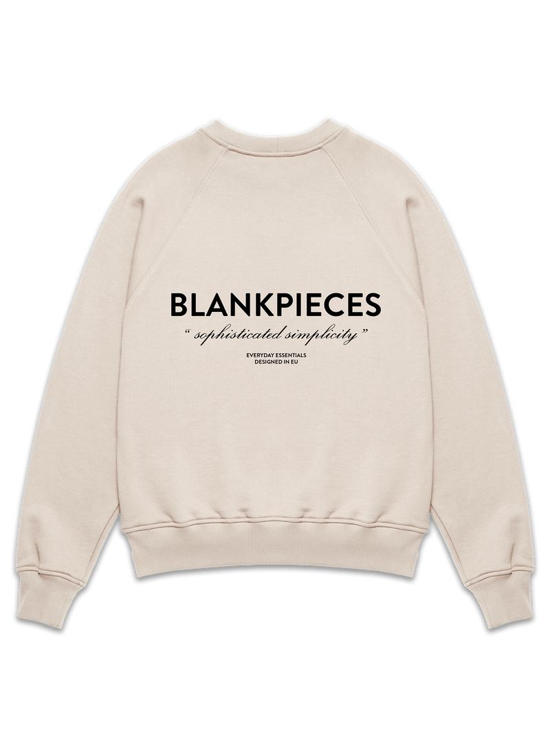 BLANKPIECES Logo Sweater - Taupe (M)