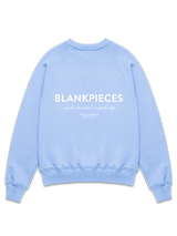 BLANKPIECES Logo Sweater - University Blue (W)